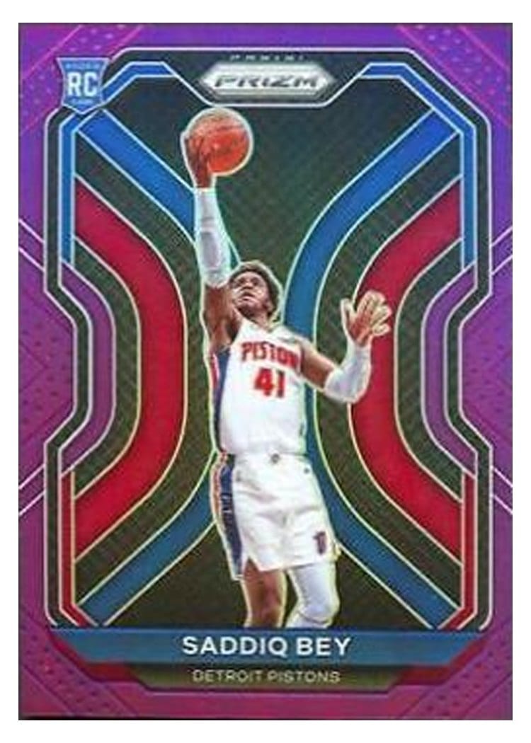 2020-21 Panini Prizm Base Set Saddiq Bey #284 card