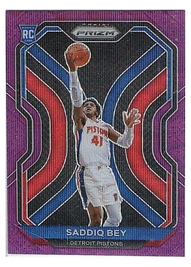 2020-21 Panini Prizm Base Set Saddiq Bey #284 card