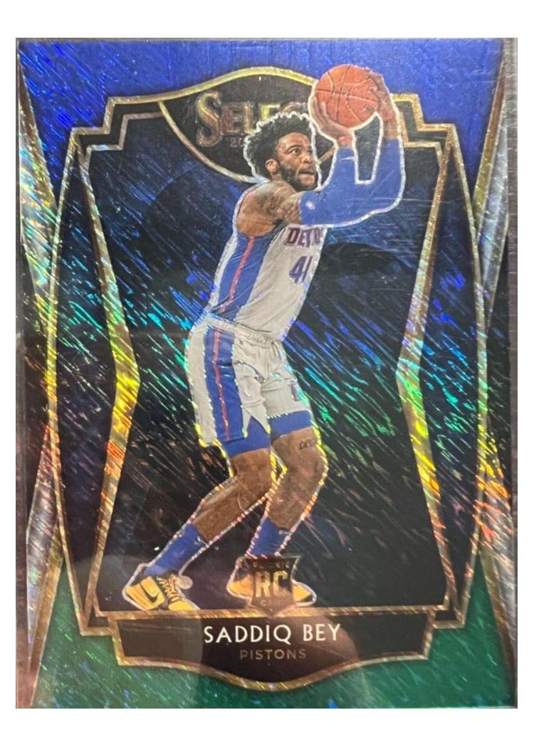 2020-21 Panini Select Base Set Saddiq Bey #175 card