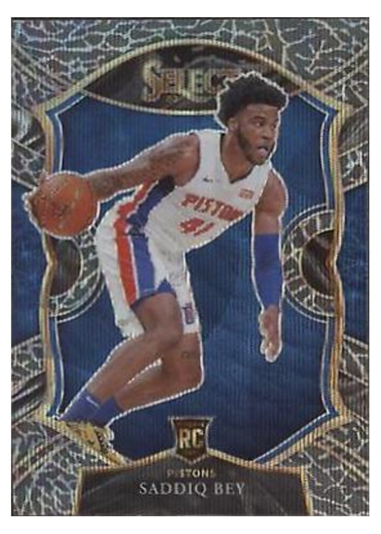 2020-21 Panini Select Base Set Saddiq Bey Elephant Prizm #79 card