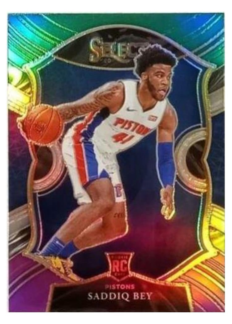 2020-21 Panini Select Base Set Saddiq Bey #79 card