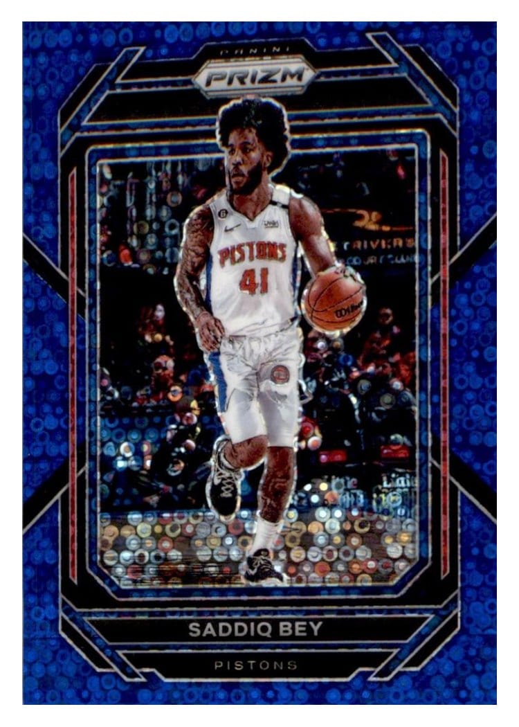 2022-23 Panini Prizm Base Set Saddiq Bey #84 card