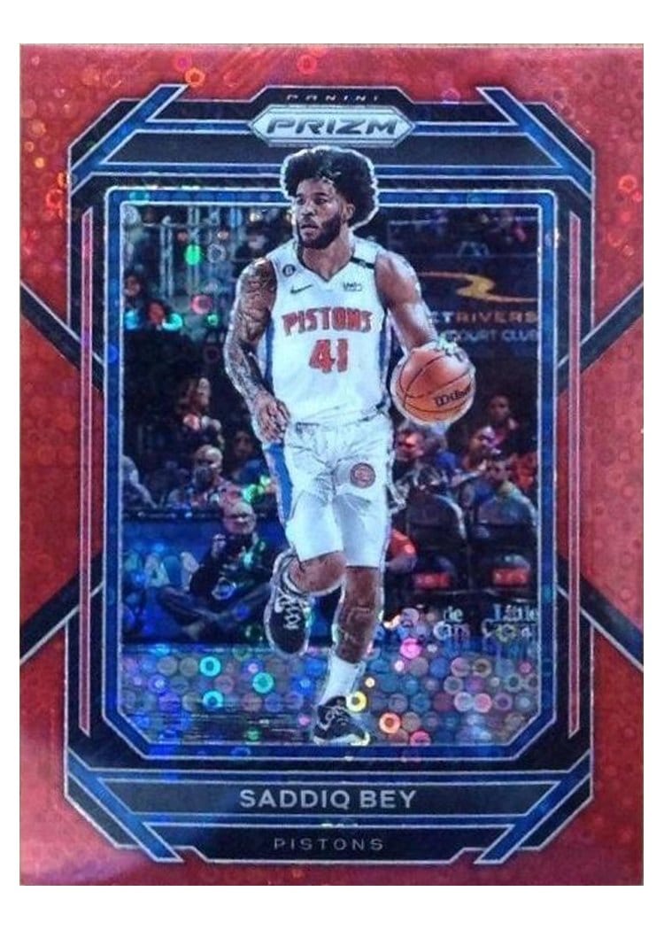 2022-23 Panini Prizm Base Set Saddiq Bey #84 card