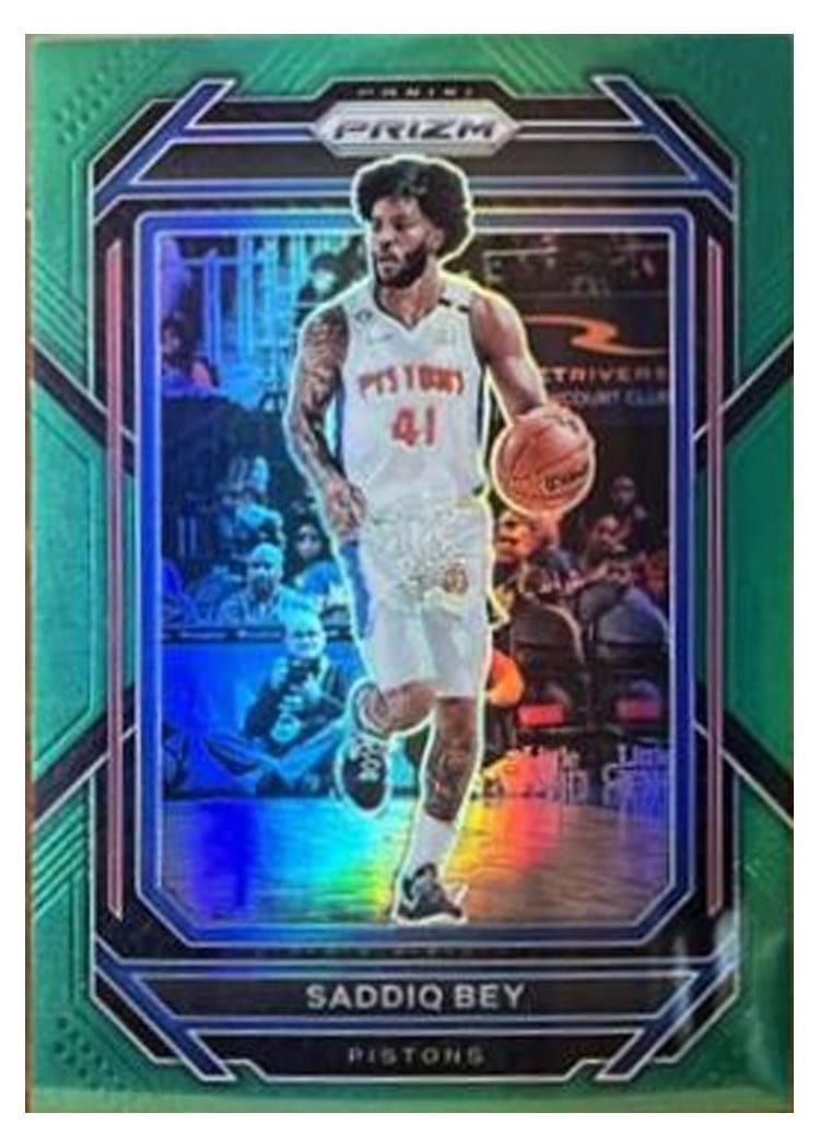 2022-23 Panini Prizm Base Set Saddiq Bey #84 card
