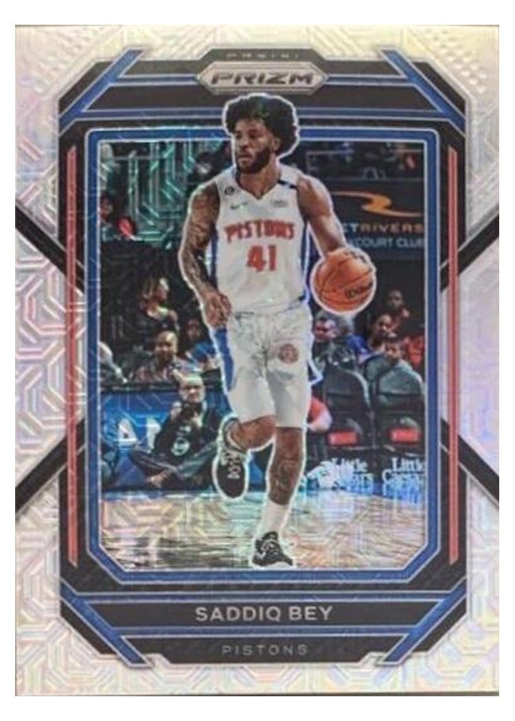 2022-23 Panini Prizm Base Set Saddiq Bey #84 card