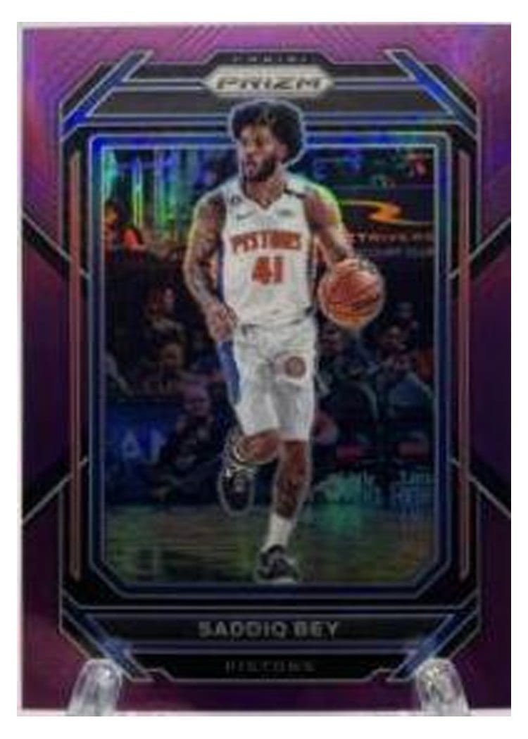 2022-23 Panini Prizm Base Set Saddiq Bey #84 card