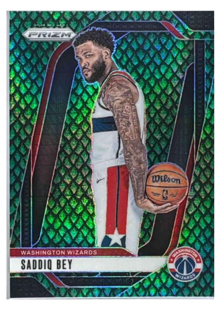 2024-25 Panini Prizm Base Set Saddiq Bey #44 card