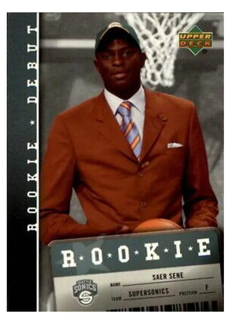 2006 Upper Deck Rookie Debut Saer Sene #127 card