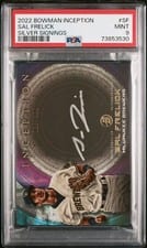 2022 Bowman Inception Silver Signings Sal Frelick #ISS-SF card