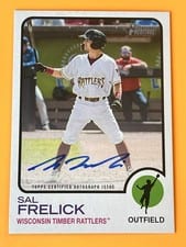 2022 Topps Heritage Minor League Real One Autographs Sal Frelick #ROA-SF card