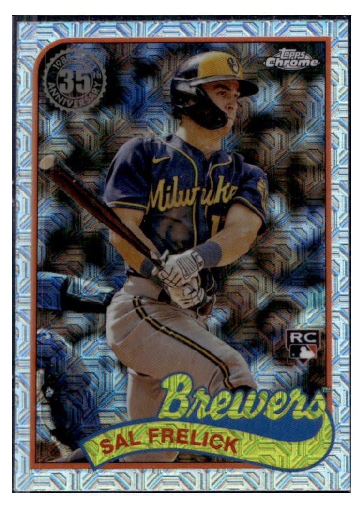 2024 Topps 1989 Topps Baseball 35th Anniversary Chrome (Series One) Sal Frelick #T89C-16 card
