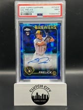 2024 Topps Chrome Sapphire Edition Chrome Sapphire Autographs Sal Frelick #CSA-SF card