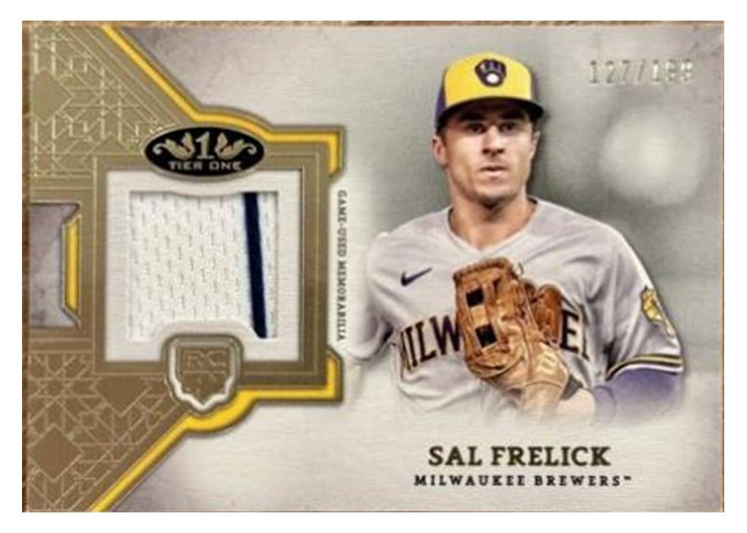 2024 Topps Tier One Rookie Relics Sal Frelick #RR-SF card