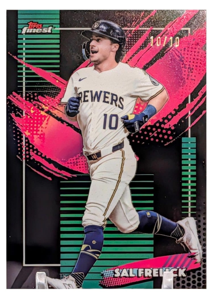 2026 Topps Finest Sal Frelick Black X-Fractor #294 card