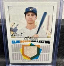 2026 Topps Heritage Clubhouse Collection Relics Sal Frelick #CCR-SF card
