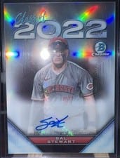 2022 Bowman Draft Class of 2022 Autographs Sal Stewart #C22A-SS card
