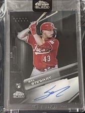 2026 Topps Chrome Black Autographs Sal Stewart #CBA-SS