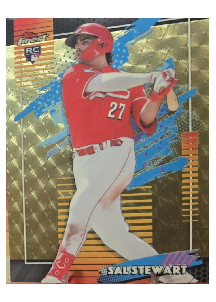 2026 Topps Finest Sal Stewart Superfractor #179 card