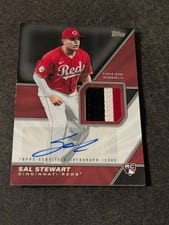 2026 Topps Major League Material Autographs Sal Stewart #MLM2-SS