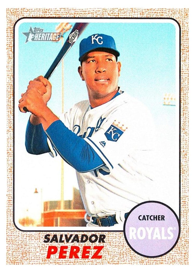 2017 Topps Heritage Base Set Salvador Perez #239 card