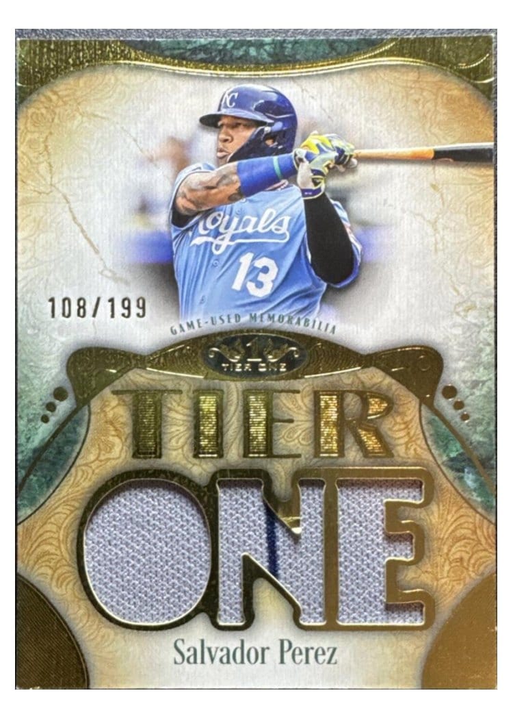2026 Topps Tier One Tier One Relics Die-Cut Salvador Perez #T1RD-SP card
