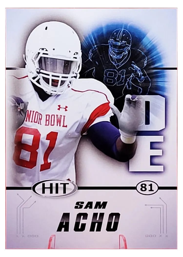 2011 Sage Hit Sam Acho #30 card