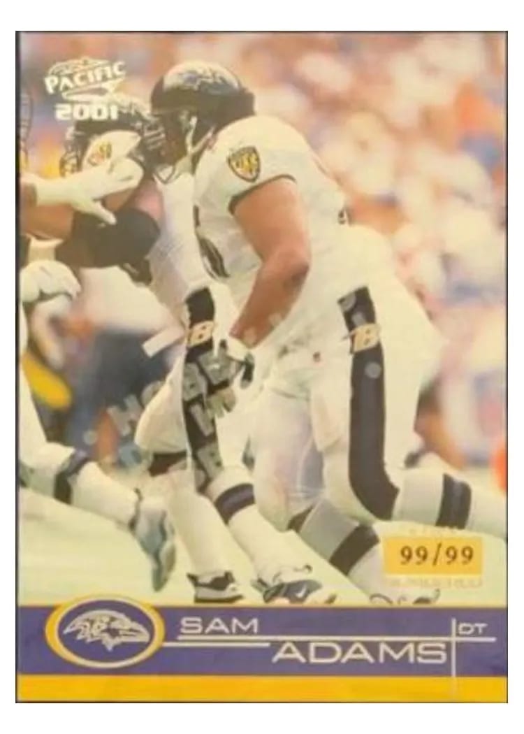 2001 Pacific Sam Adams #29 card