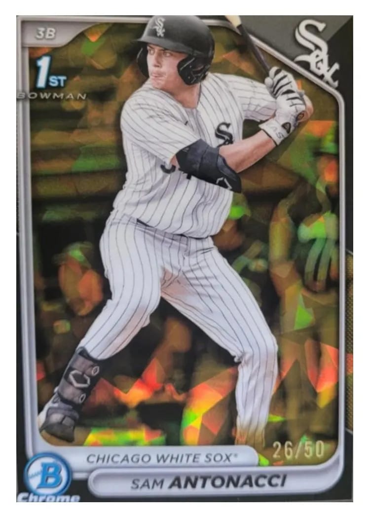 2024 Bowman Draft Chrome Sam Antonacci #BDC-158 card
