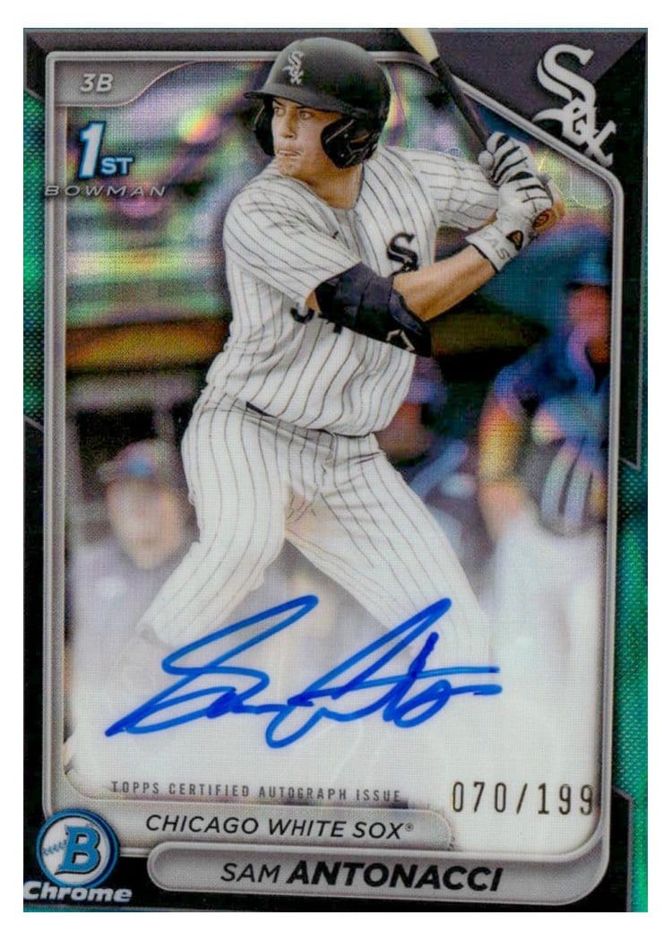 2024 Bowman Draft Chrome Prospect Autographs Sam Antonacci #CPA-SA card