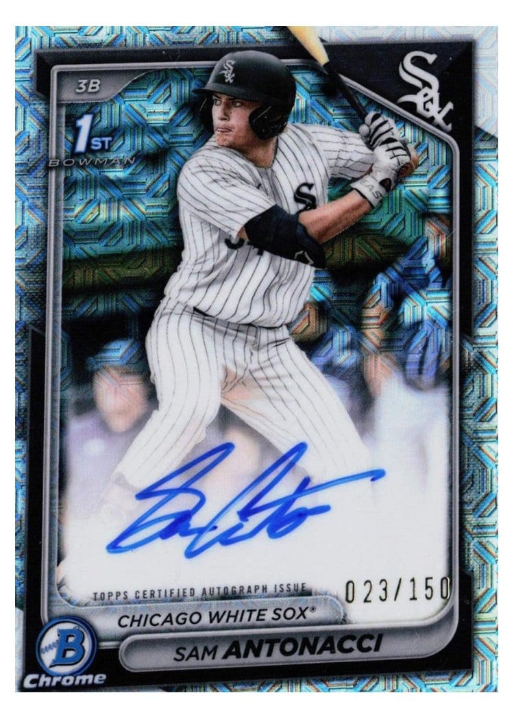 2024 Bowman Draft Chrome Prospect Autographs Sam Antonacci #CPA-SA card