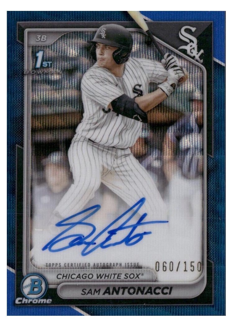 2024 Bowman Draft Chrome Prospect Autographs Sam Antonacci #CPA-SA card