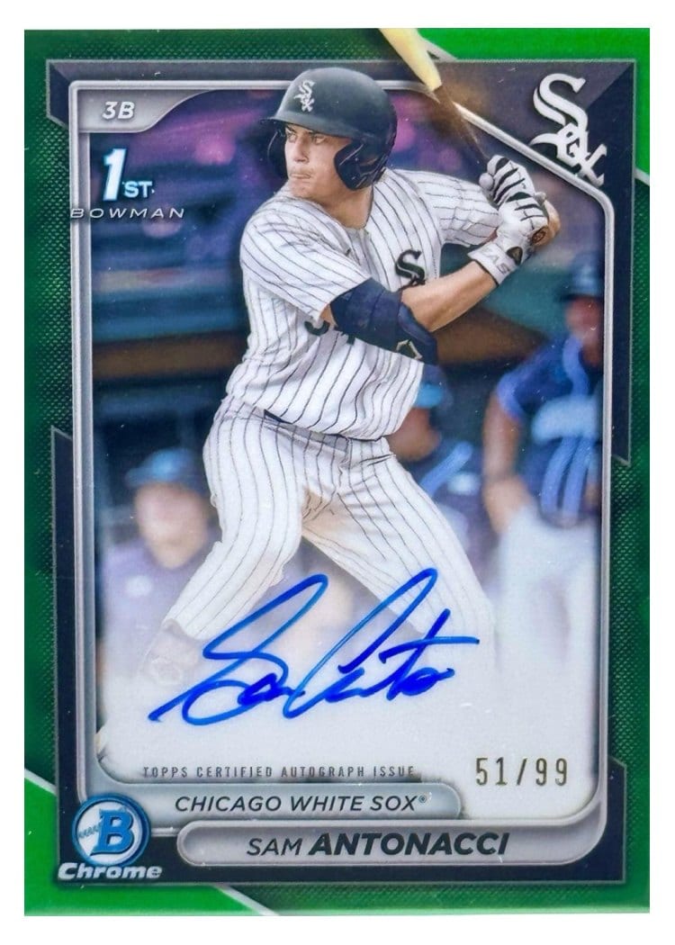 2024 Bowman Draft Chrome Prospect Autographs Sam Antonacci #CPA-SA card