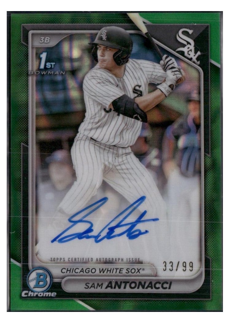 2024 Bowman Draft Chrome Prospect Autographs Sam Antonacci #CPA-SA card