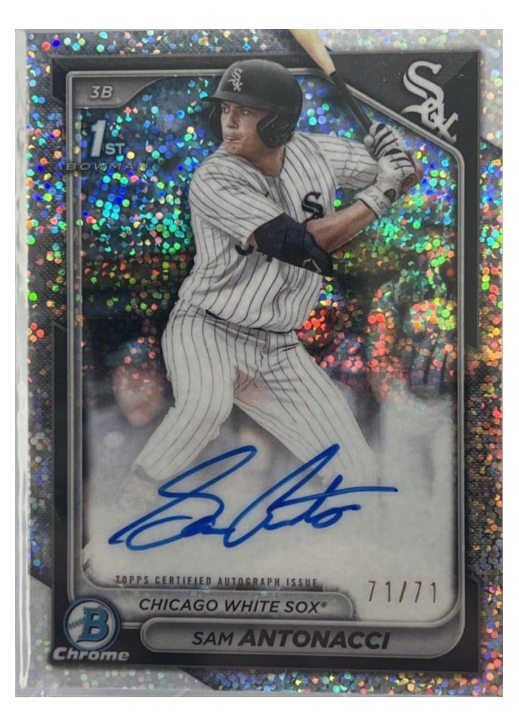 2024 Bowman Draft Chrome Prospect Autographs Sam Antonacci #CPA-SA card