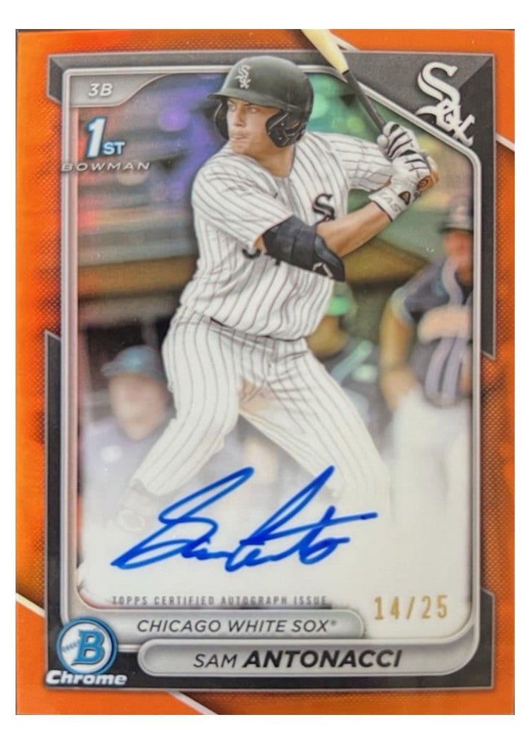 2024 Bowman Draft Chrome Prospect Autographs Sam Antonacci #CPA-SA card