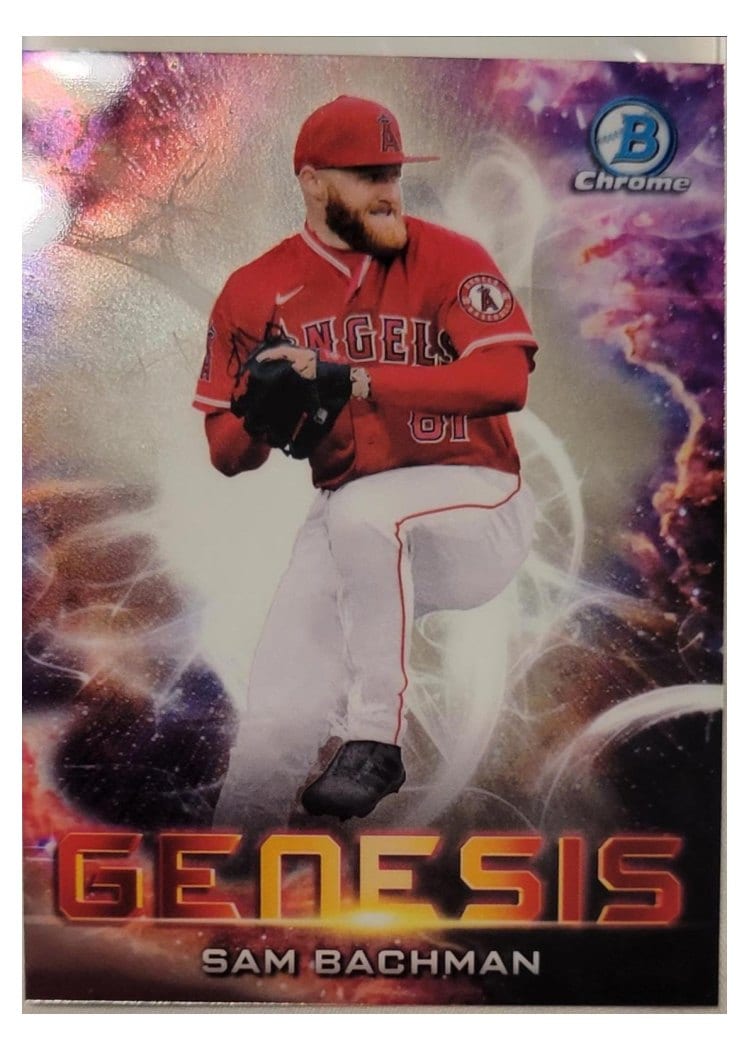 2021 Bowman Draft Genesis Sam Bachman #GNS-8 card