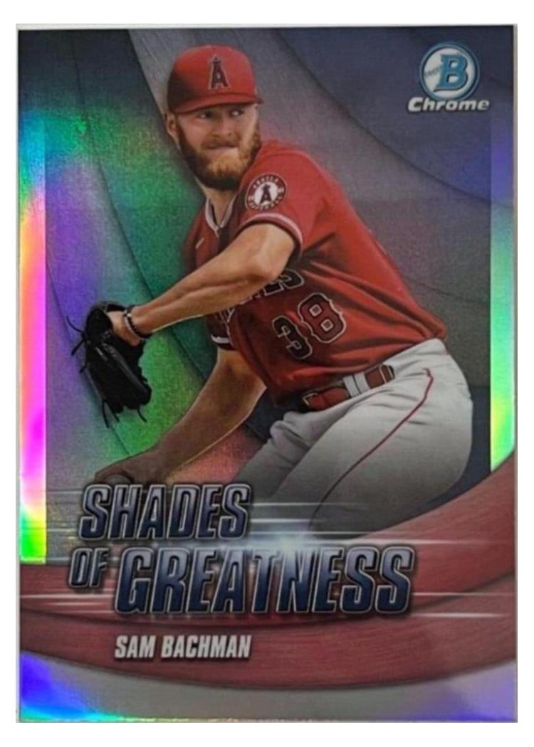 2022 Bowman Chrome Shades of Greatness Sam Bachman #SG-10 card