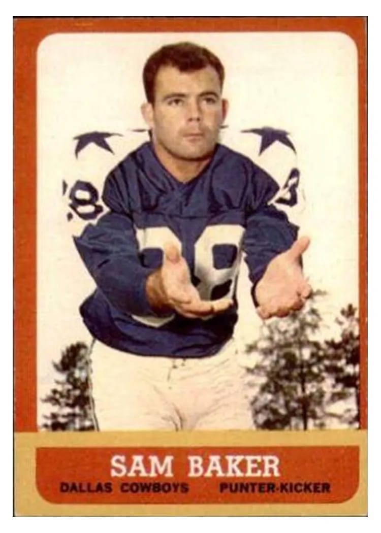 1963 Topps Sam Baker #79 card