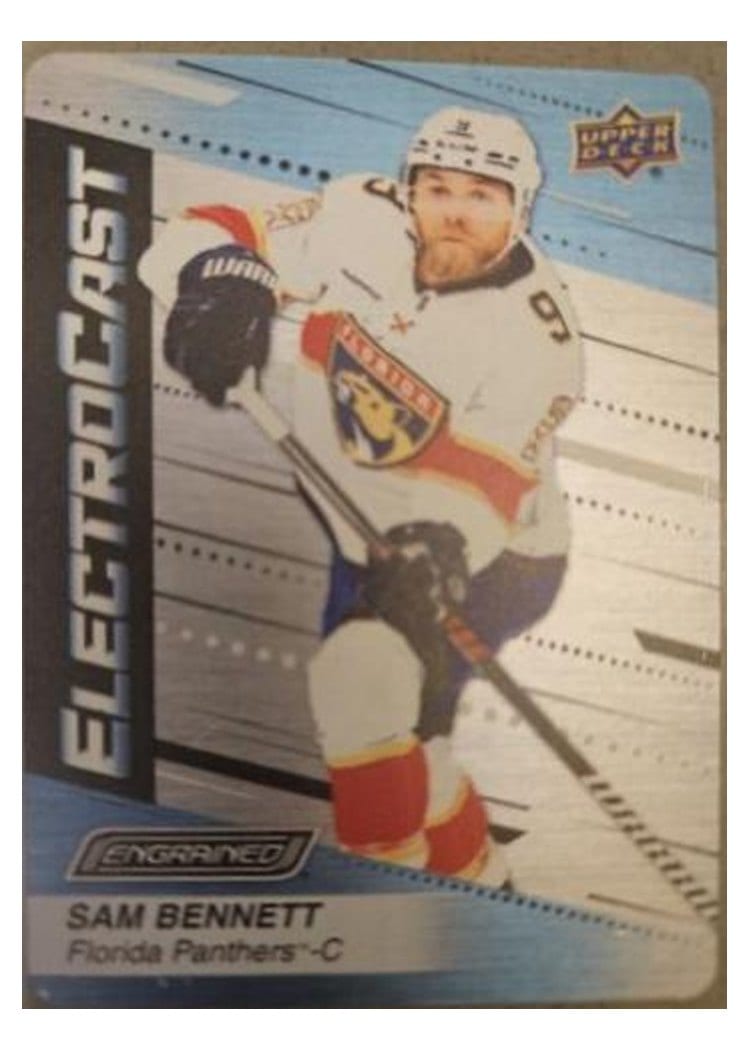 2023-24 Upper Deck Engrained ElectroCast Metal Sam Bennett #EC-5 card