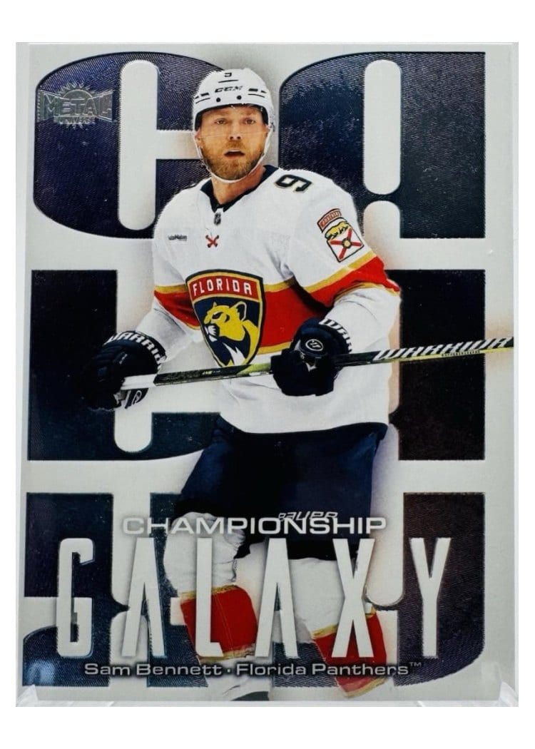 2025-26 SkyBox Metal Universe Championship Galaxy Sam Bennett #CG-16 card