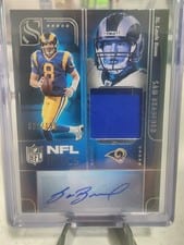 2025 Panini Silhouette NFL Relic Autographs Sam Bradford #13 card