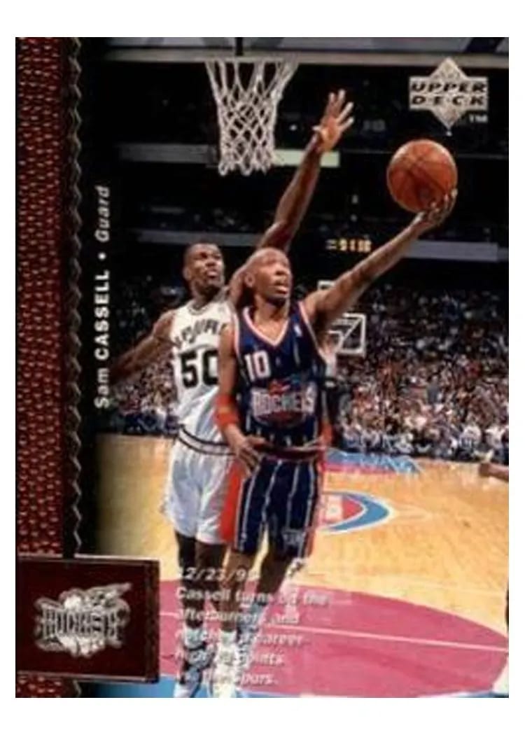 1996 Upper Deck Sam Cassell #43 card
