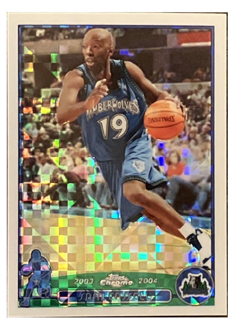 2003 Topps Chrome Sam Cassell #40 card