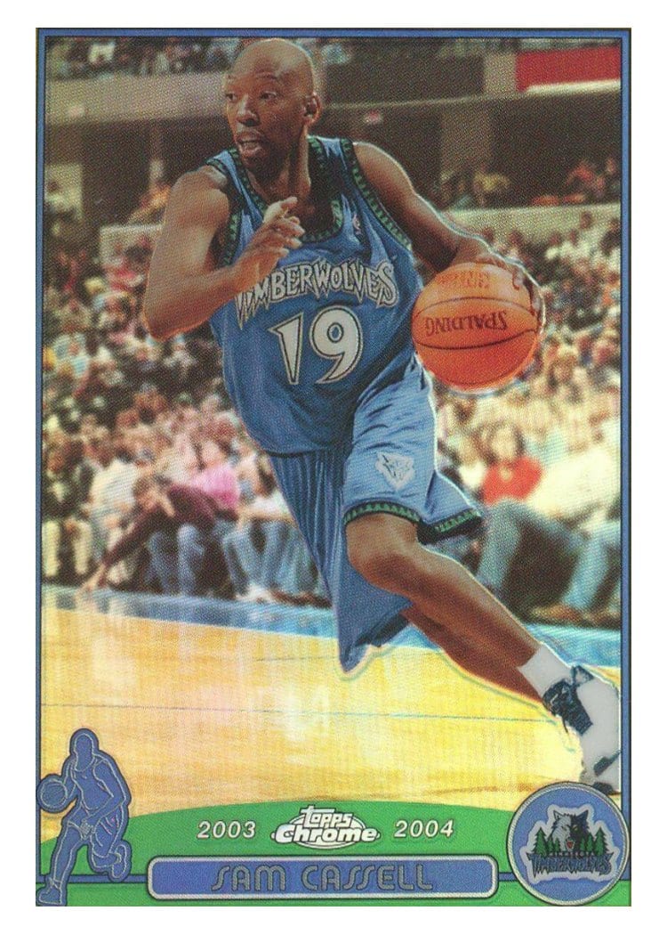 2003 Topps Chrome Sam Cassell #40 card