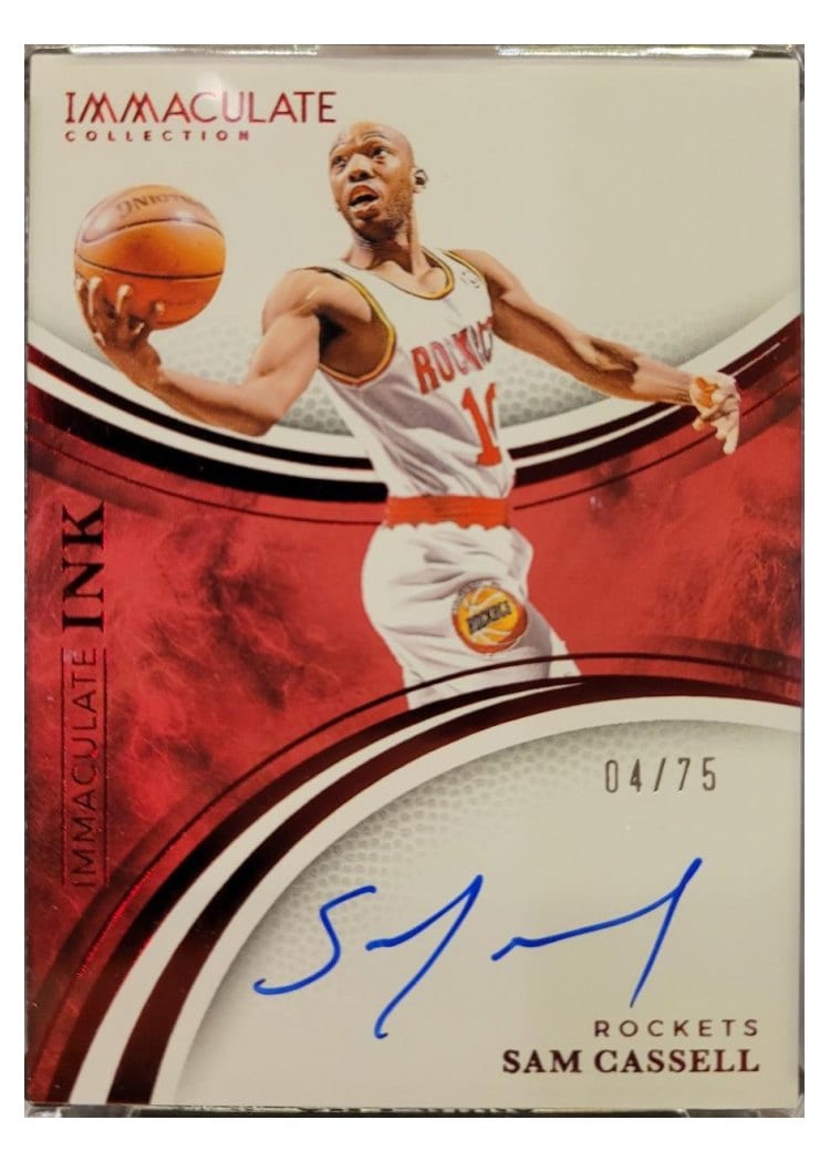 2024 Panini Immaculate Ink Sam Cassell #10 card