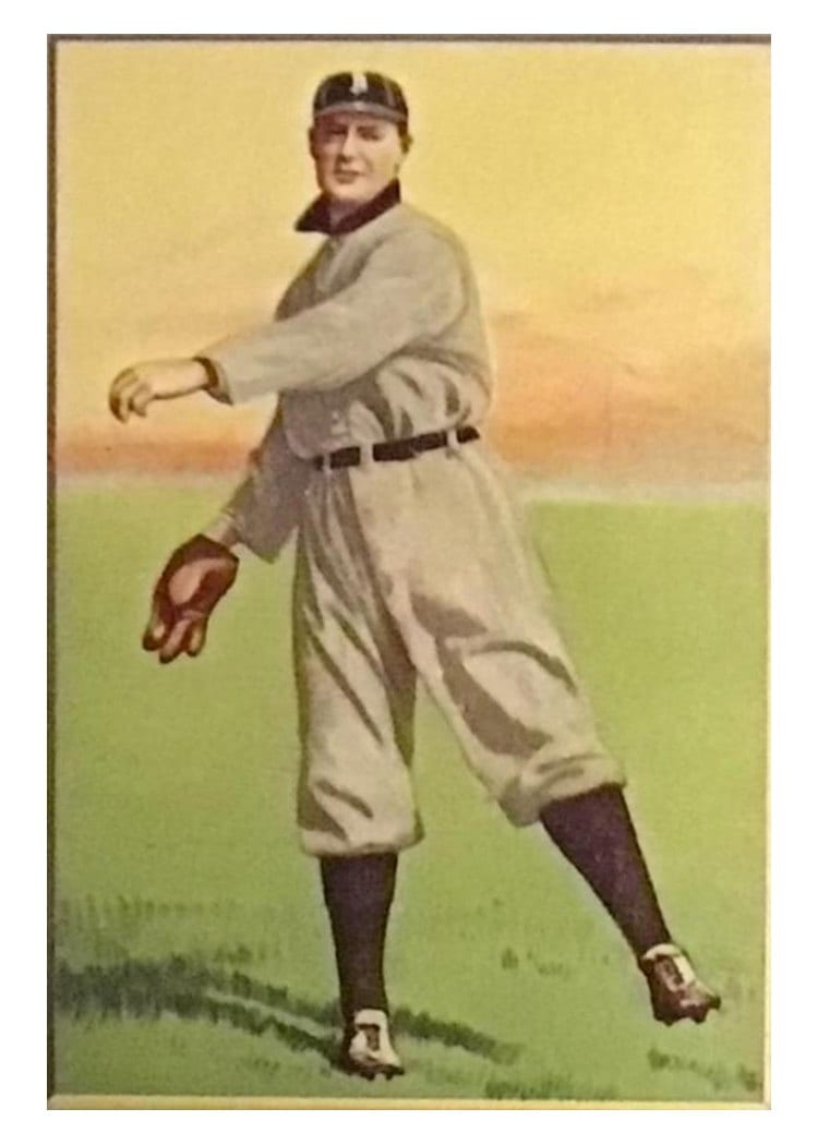 1911 Turkey Red Cabinets T3 & T9 Sam Crawford #5 card