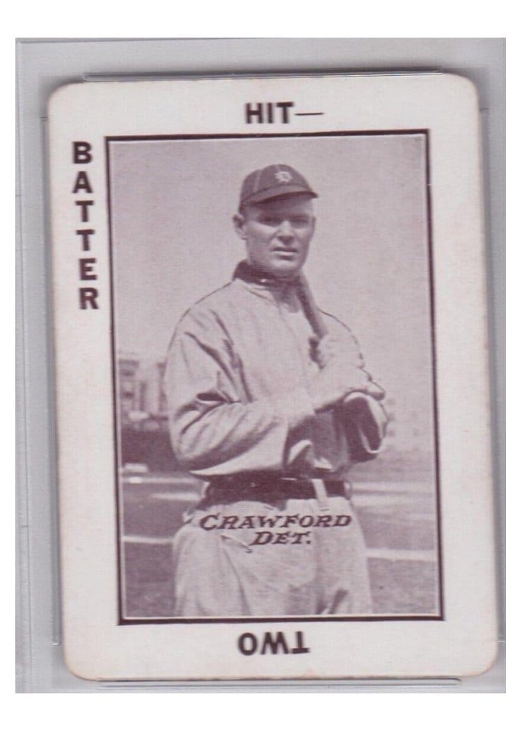1913 Tom Barker Game Sam Crawford card