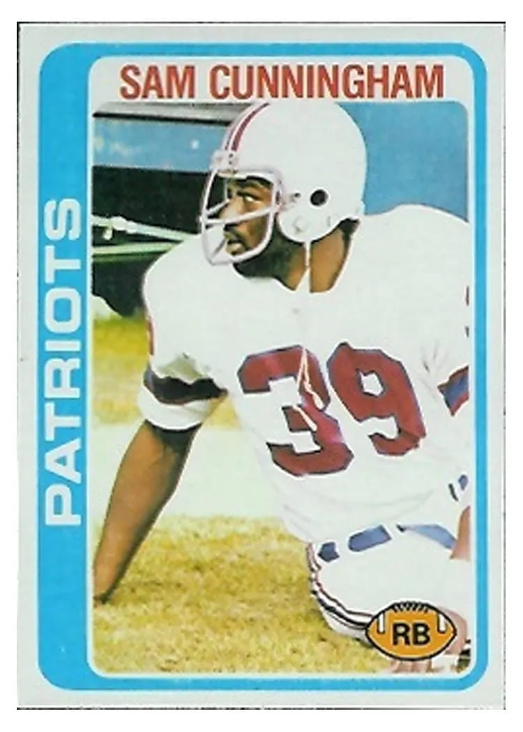 1978 Topps Sam Cunningham #341 card