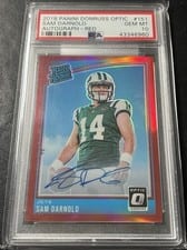 2018 Donruss Optic Sam Darnold #151 card