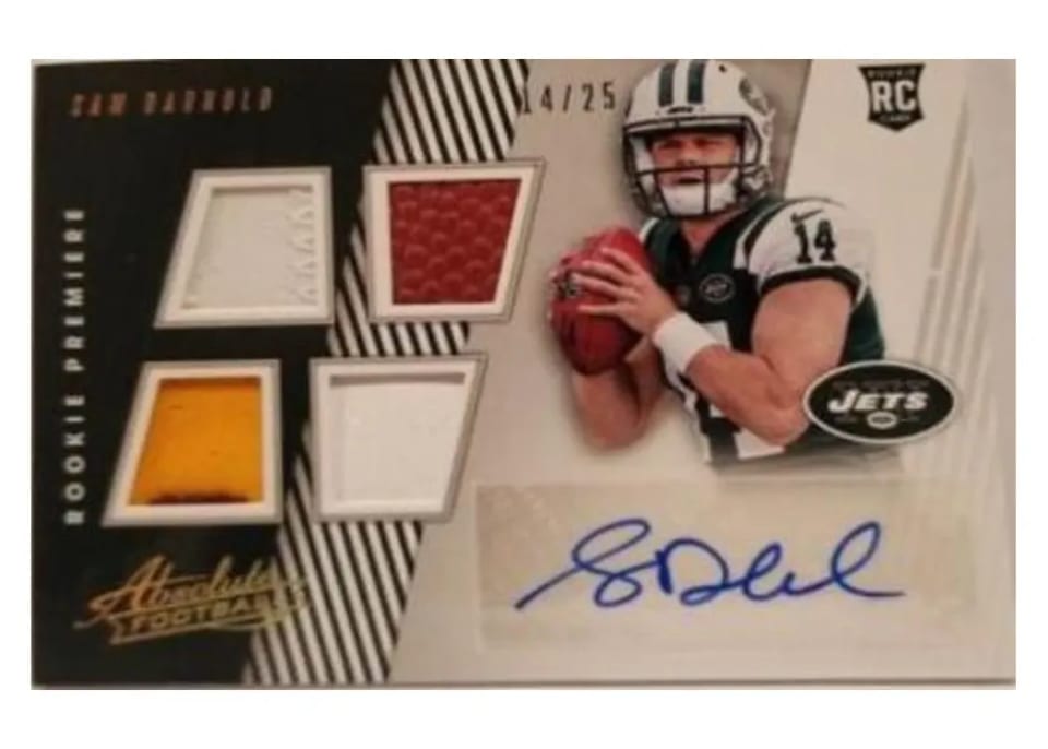 2018 Panini Absolute Sam Darnold #151 card
